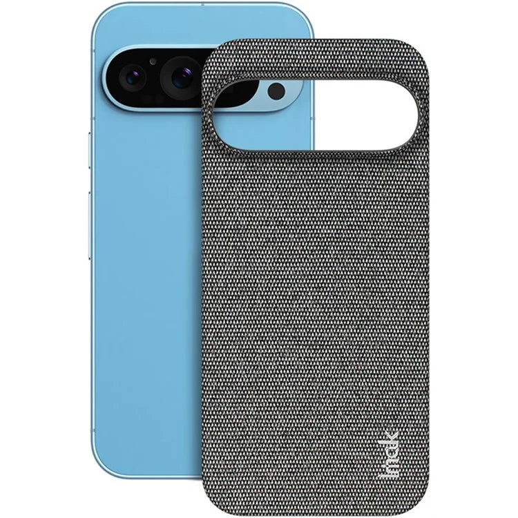 IMAK Ruiyi Series for Google Pixel 9 Pro XL Case Classic Fabric Texture Leather +PC Phone Cover