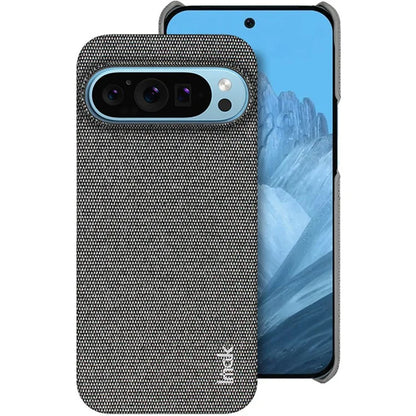 IMAK Ruiyi Series for Google Pixel 9 Pro XL Case Classic Fabric Texture Leather +PC Phone Cover