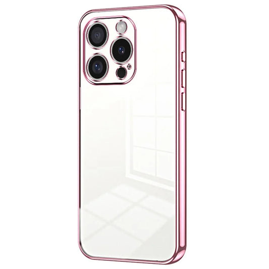 For iPhone 16 Pro Max Case Electroplating Frame Soft TPU Phone Cover