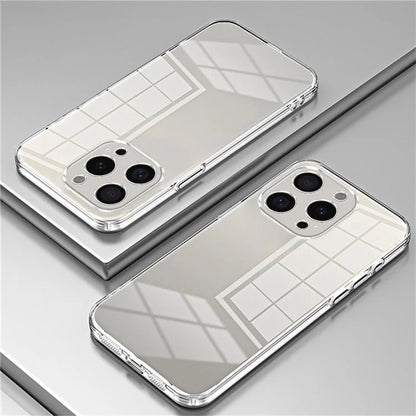 For iPhone 16 Pro Max Case Electroplating Frame Soft TPU Phone Cover
