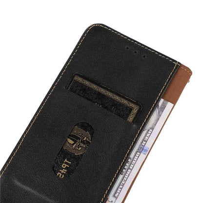 KHAZNEH For Samsung Galaxy A06 Case Genuine Cow Leather Wallet Phone Cover Nappa Texture