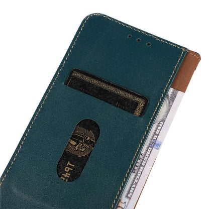KHAZNEH For Samsung Galaxy A06 Case Genuine Cow Leather Wallet Phone Cover Nappa Texture