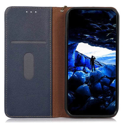 KHAZNEH For Samsung Galaxy A06 Case Genuine Cow Leather Wallet Phone Cover Nappa Texture