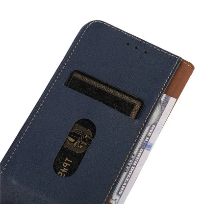 KHAZNEH For Samsung Galaxy A06 Case Genuine Cow Leather Wallet Phone Cover Nappa Texture