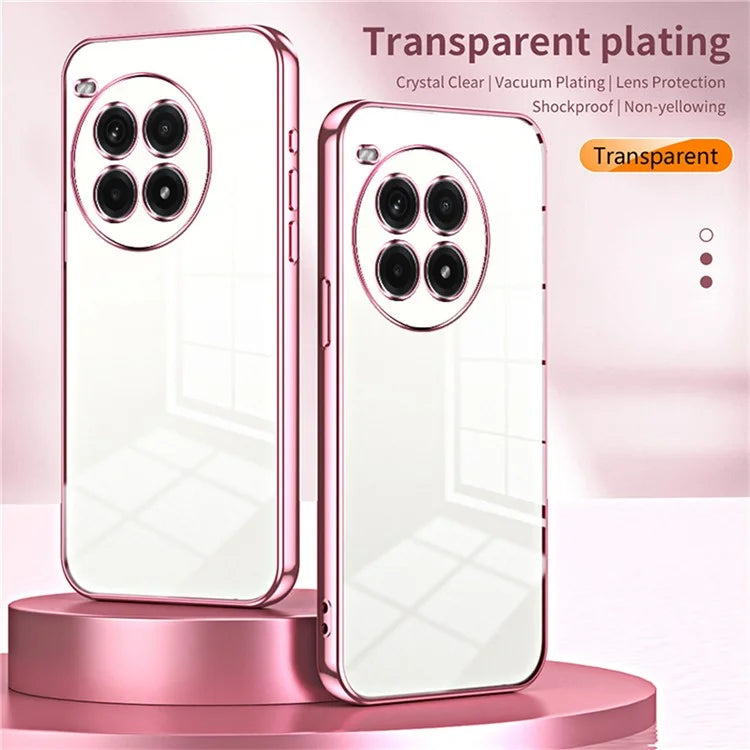 For OnePlus Ace 3 Pro 5G Case Electroplating Frame Soft TPU Phone Cover