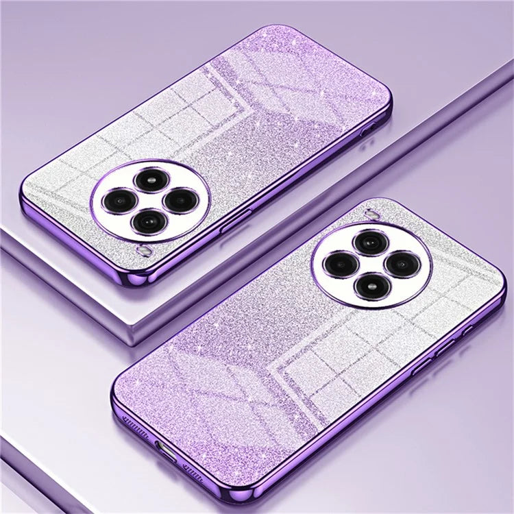 For OnePlus Ace 3 Pro 5G Case Electroplating Gradient Glitter TPU Phone Cover