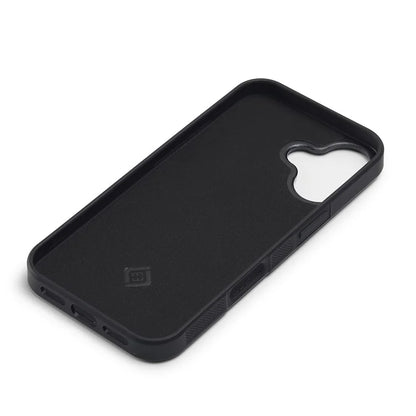 LC.IMEEKE For iPhone 16 Plus Case Carbon Fiber Texture Leather+TPU+EVA Phone Cover