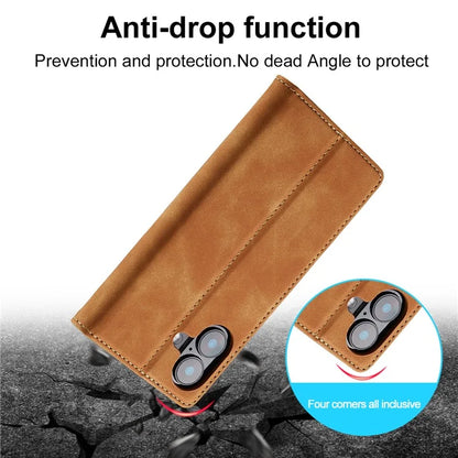 LC.IMEEKE For iPhone 16 Case Wallet Microfiber Leather Phone Cover