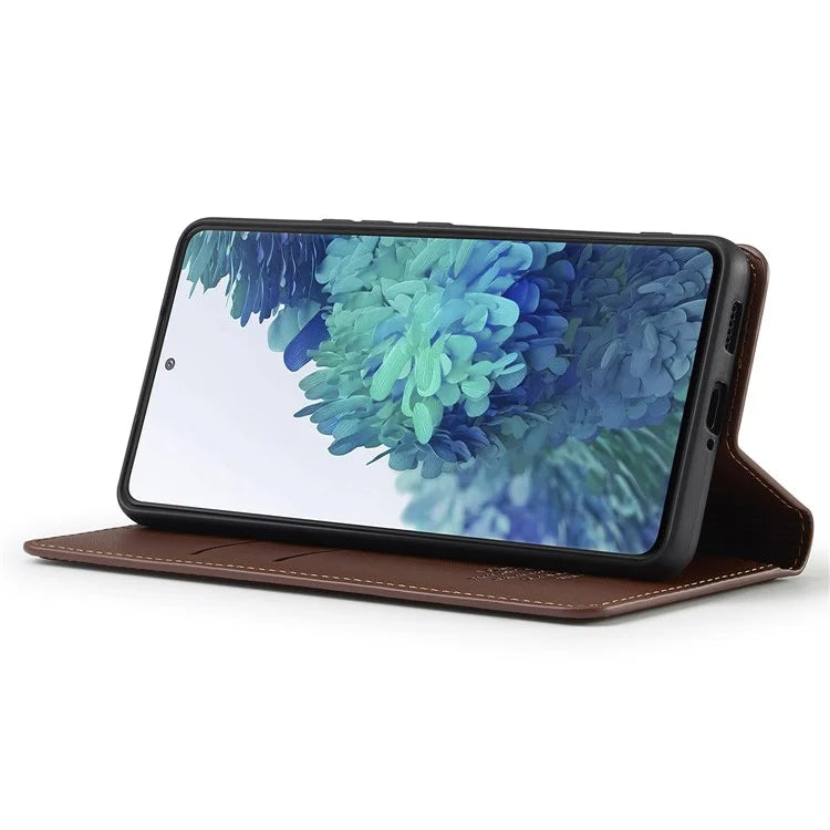 LC.IMEEKE L1 Series for Samsung Galaxy S20 FE 2022 / S20 FE 5G / S20 FE / S20 Lite Case Leather Wallet Stand Phone Cover