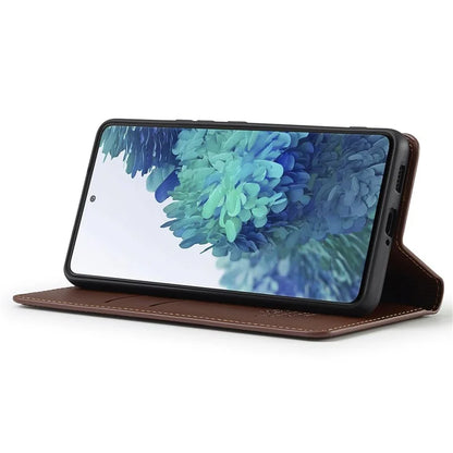 LC.IMEEKE L1 Series for Samsung Galaxy S20 FE 2022 / S20 FE 5G / S20 FE / S20 Lite Case Leather Wallet Stand Phone Cover