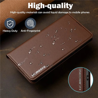 LC.IMEEKE L1 Series for Samsung Galaxy S20 FE 2022 / S20 FE 5G / S20 FE / S20 Lite Case Leather Wallet Stand Phone Cover