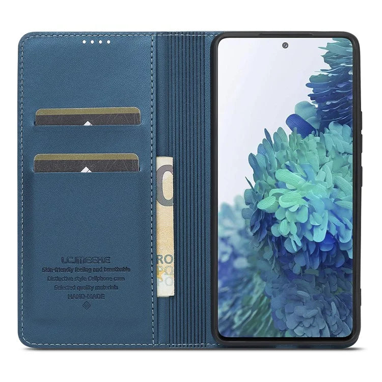LC.IMEEKE L1 Series for Samsung Galaxy S20 FE 2022 / S20 FE 5G / S20 FE / S20 Lite Case Leather Wallet Stand Phone Cover