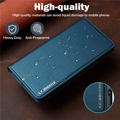 LC.IMEEKE L1 Series for Samsung Galaxy S20 FE 2022 / S20 FE 5G / S20 FE / S20 Lite Case Leather Wallet Stand Phone Cover