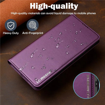 LC.IMEEKE L1 Series for Samsung Galaxy S20 FE 2022 / S20 FE 5G / S20 FE / S20 Lite Case Leather Wallet Stand Phone Cover