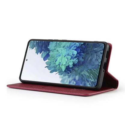 LC.IMEEKE L1 Series for Samsung Galaxy S20 FE 2022 / S20 FE 5G / S20 FE / S20 Lite Case Leather Wallet Stand Phone Cover