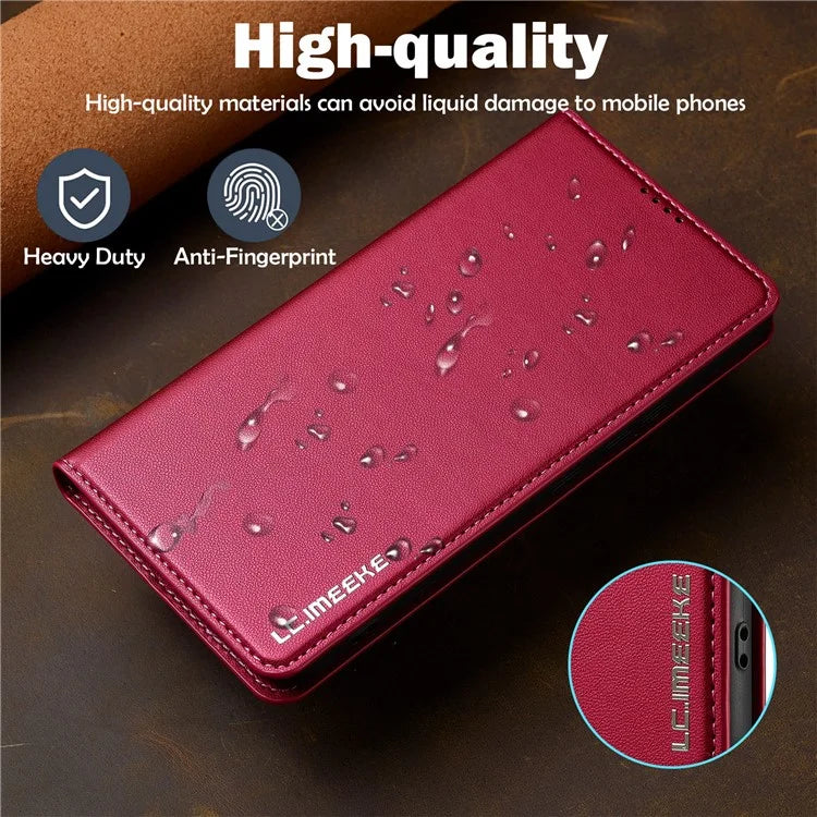 LC.IMEEKE L1 Series for Samsung Galaxy S20 FE 2022 / S20 FE 5G / S20 FE / S20 Lite Case Leather Wallet Stand Phone Cover