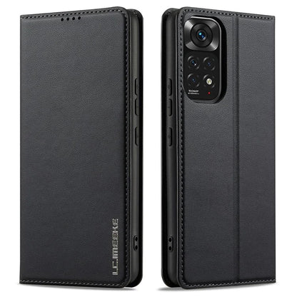 LC.IMEEKE L1 Series for Xiaomi Redmi Note 12 Pro 4G / 11 Pro 5G (Qualcomm) / 11 Pro 4G (Mediatek) Case PU Leather Wallet Stand Phone Cover