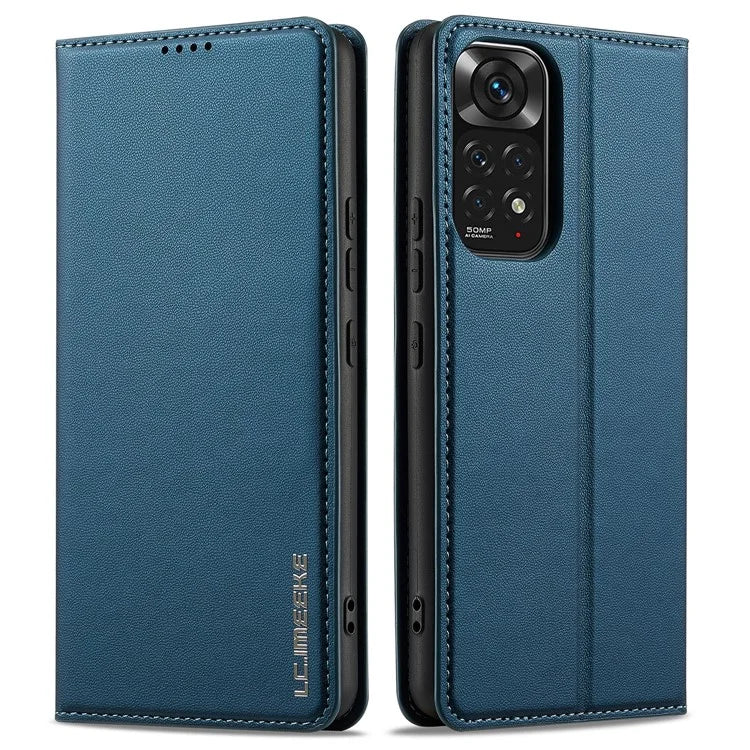 LC.IMEEKE L1 Series for Xiaomi Redmi Note 12 Pro 4G / 11 Pro 5G (Qualcomm) / 11 Pro 4G (Mediatek) Case PU Leather Wallet Stand Phone Cover