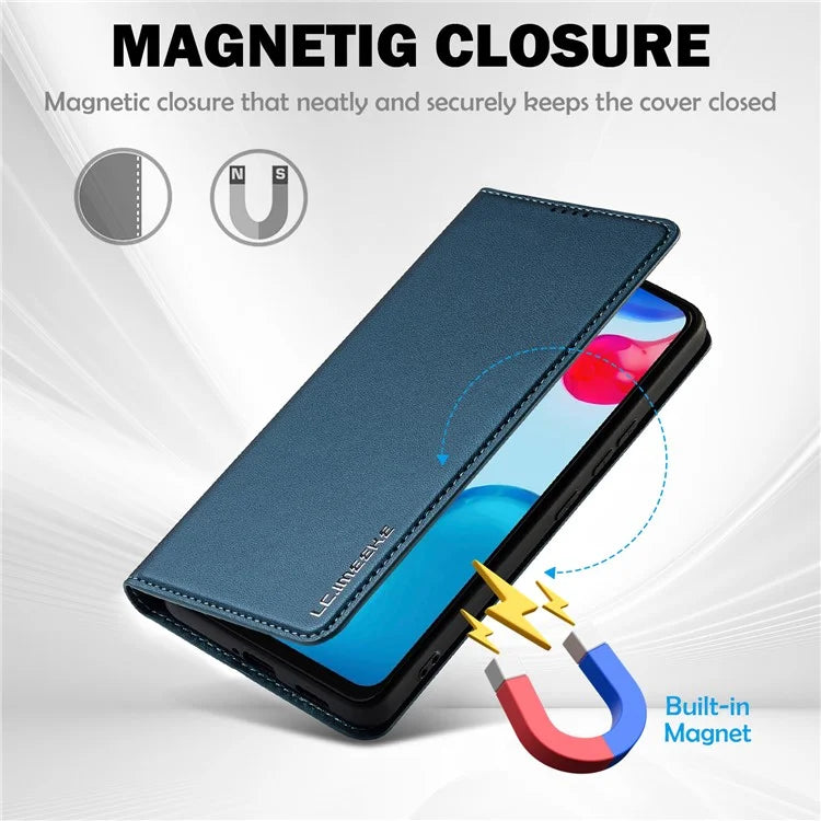 LC.IMEEKE L1 Series for Xiaomi Redmi Note 12 Pro 4G / 11 Pro 5G (Qualcomm) / 11 Pro 4G (Mediatek) Case PU Leather Wallet Stand Phone Cover