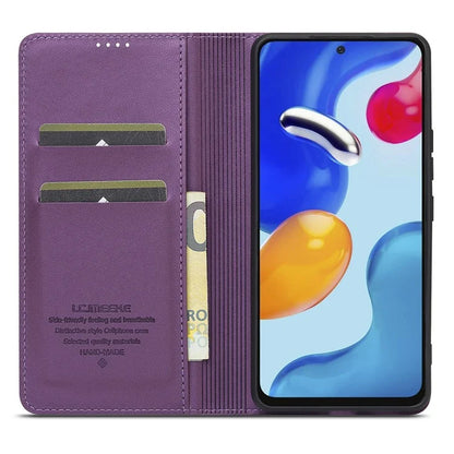 LC.IMEEKE L1 Series for Xiaomi Redmi Note 12 Pro 4G / 11 Pro 5G (Qualcomm) / 11 Pro 4G (Mediatek) Case PU Leather Wallet Stand Phone Cover