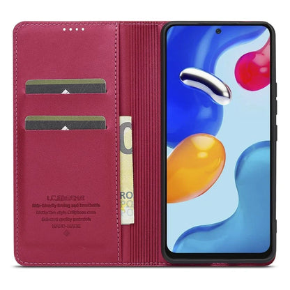 LC.IMEEKE L1 Series for Xiaomi Redmi Note 12 Pro 4G / 11 Pro 5G (Qualcomm) / 11 Pro 4G (Mediatek) Case PU Leather Wallet Stand Phone Cover