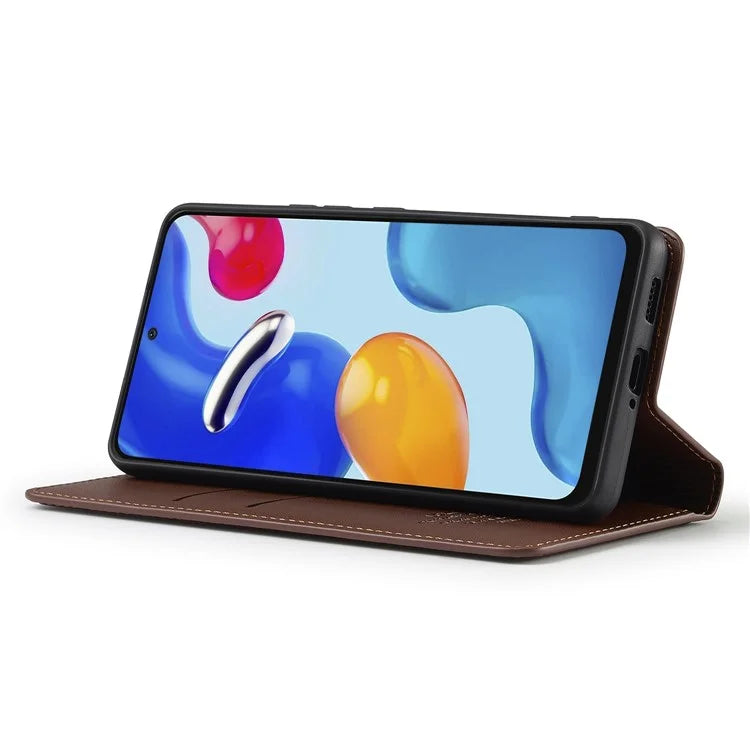 LC.IMEEKE L1 Series for Xiaomi Redmi Note 12S 4G / Note 11S 4G / Note 11 4G (Qualcomm) Case PU Leather Wallet Stand Phone Cover