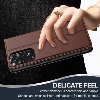 LC.IMEEKE L1 Series for Xiaomi Redmi Note 12S 4G / Note 11S 4G / Note 11 4G (Qualcomm) Case PU Leather Wallet Stand Phone Cover