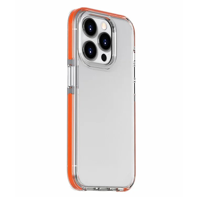 For iPhone 16 Pro Case TPU+PC+TPE Anti-Scratch Clear Phone Cover