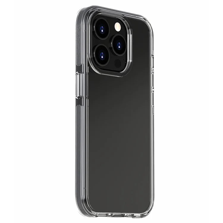 For iPhone 16 Pro Case TPU+PC+TPE Anti-Scratch Clear Phone Cover
