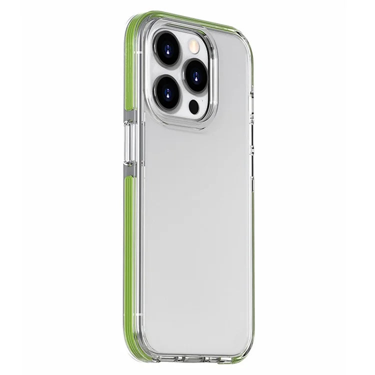 For iPhone 16 Pro Case TPU+PC+TPE Anti-Scratch Clear Phone Cover