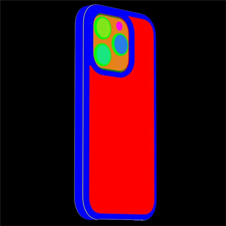 For iPhone 16 Pro Case TPU+PC+TPE Anti-Scratch Clear Phone Cover