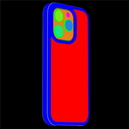 For iPhone 16 Pro Case TPU+PC+TPE Anti-Scratch Clear Phone Cover