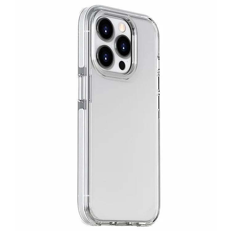 For iPhone 16 Pro Case TPU+PC+TPE Anti-Scratch Clear Phone Cover