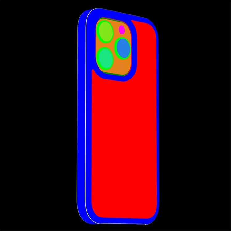 For iPhone 16 Pro Case TPU+PC+TPE Anti-Scratch Clear Phone Cover
