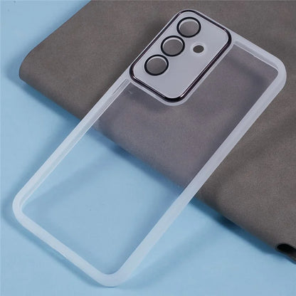 DKSM Series For Samsung Galaxy A16 5G Case Electroplated Camera Frame TPU Phone Cover