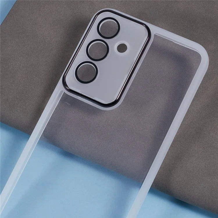 DKSM Series For Samsung Galaxy A16 5G Case Electroplated Camera Frame TPU Phone Cover