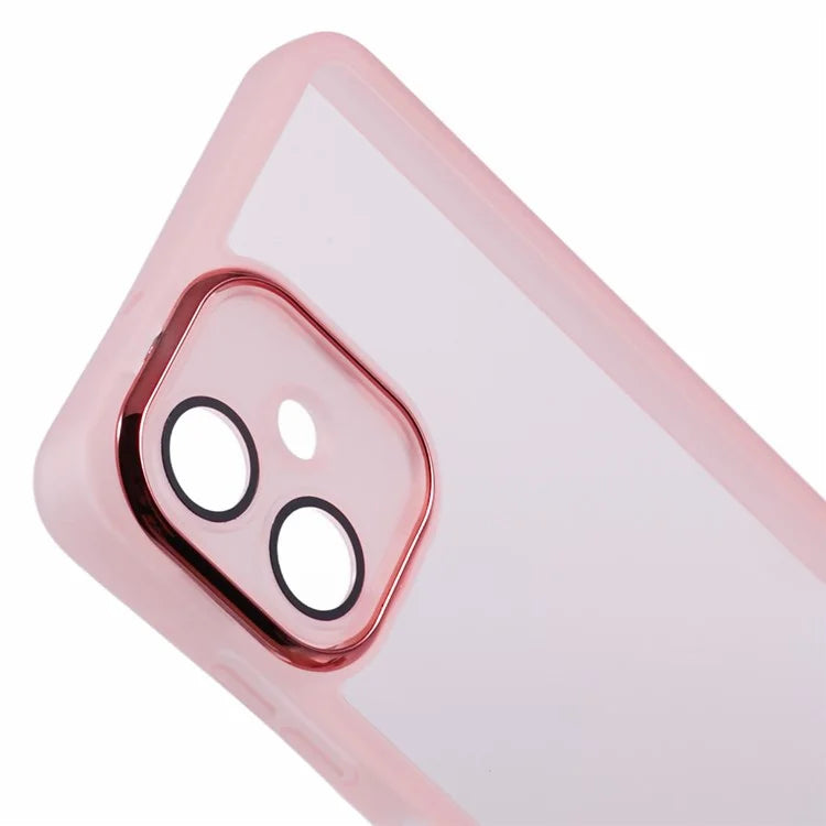 DKSM Series For Samsung Galaxy A06 Case Electroplated Camera Frame TPU Phone Cover