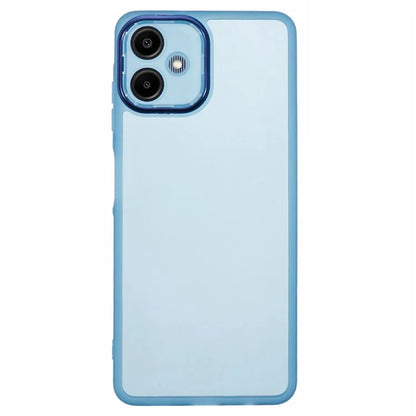 DKSM Series For Samsung Galaxy A06 Case Electroplated Camera Frame TPU Phone Cover