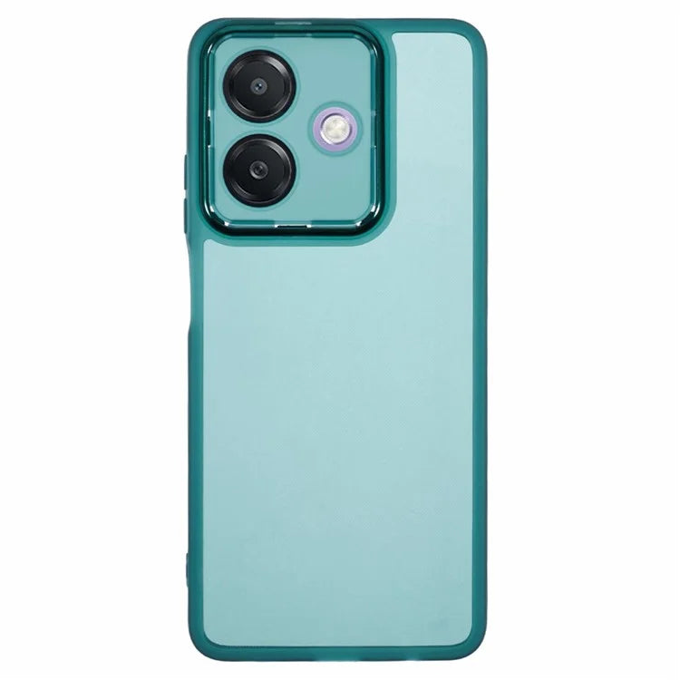 DKSM Series For Oppo A3x 5G Case Electroplated Camera Frame TPU Phone Cover