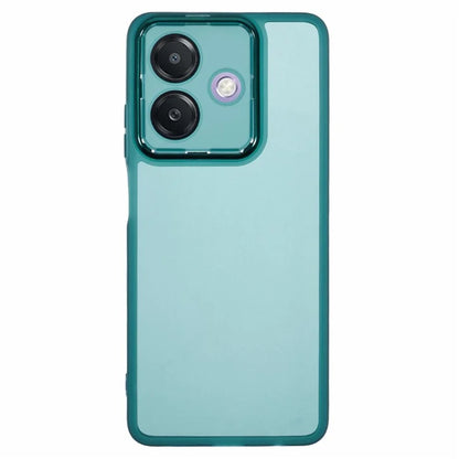 DKSM Series For Oppo A3x 5G Case Electroplated Camera Frame TPU Phone Cover
