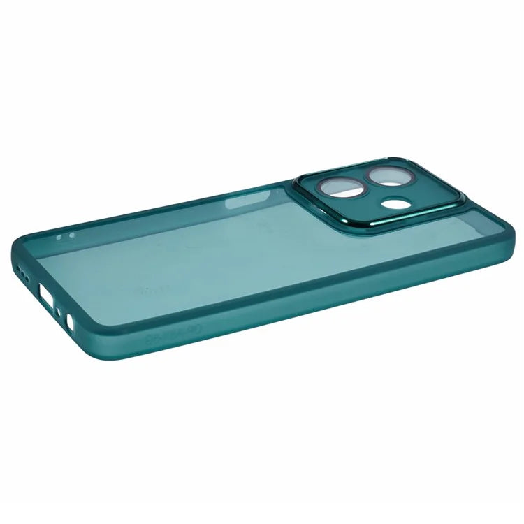 DKSM Series For Oppo A3x 5G Case Electroplated Camera Frame TPU Phone Cover