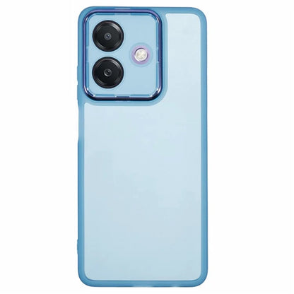 DKSM Series For Oppo A3x 5G Case Electroplated Camera Frame TPU Phone Cover