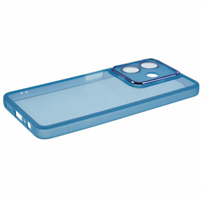 DKSM Series For Oppo A3x 5G Case Electroplated Camera Frame TPU Phone Cover