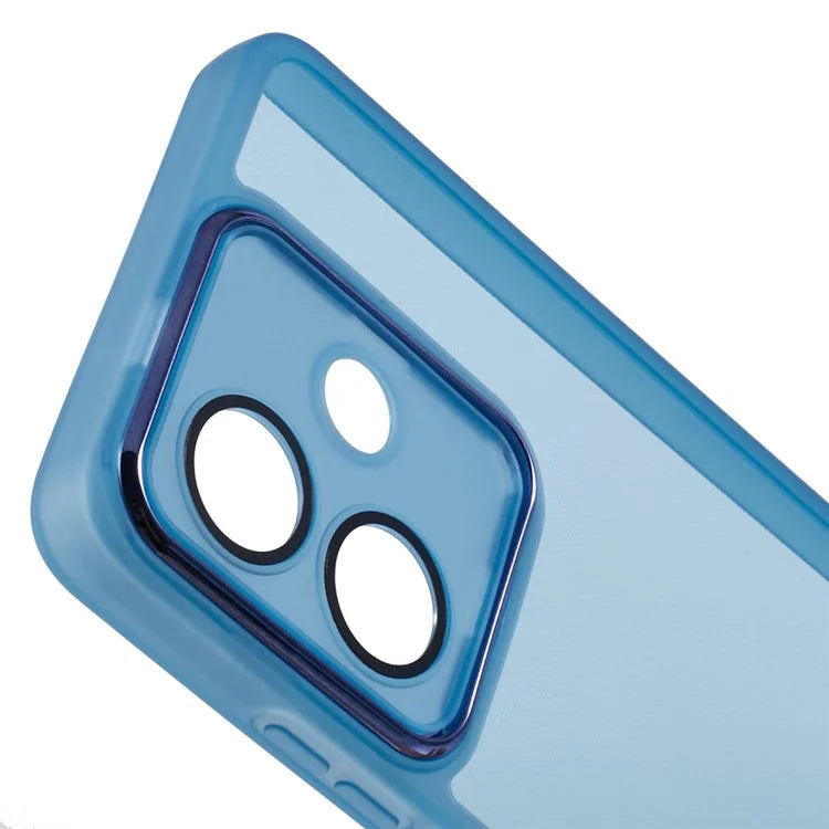 DKSM Series For Oppo A3x 5G Case Electroplated Camera Frame TPU Phone Cover