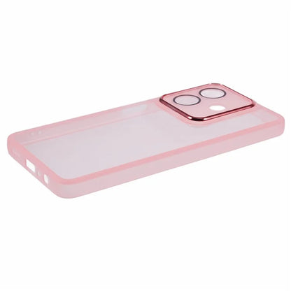 DKSM Series For Oppo A3x 5G Case Electroplated Camera Frame TPU Phone Cover