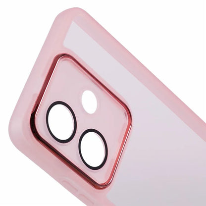 DKSM Series For Oppo A3x 5G Case Electroplated Camera Frame TPU Phone Cover