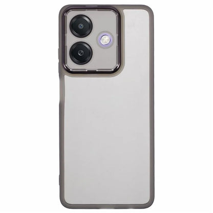 DKSM Series For Oppo A3x 5G Case Electroplated Camera Frame TPU Phone Cover
