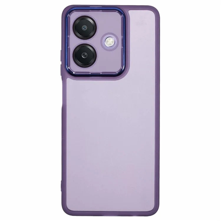 DKSM Series For Oppo A3x 5G Case Electroplated Camera Frame TPU Phone Cover