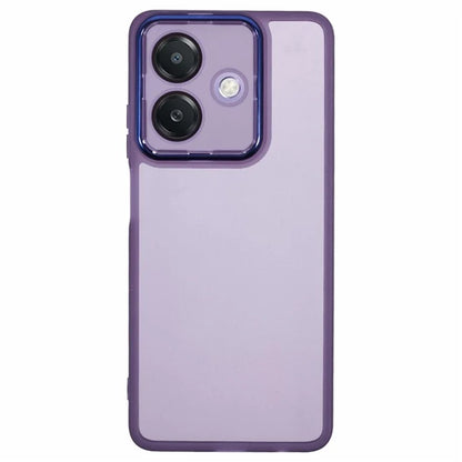 DKSM Series For Oppo A3x 5G Case Electroplated Camera Frame TPU Phone Cover