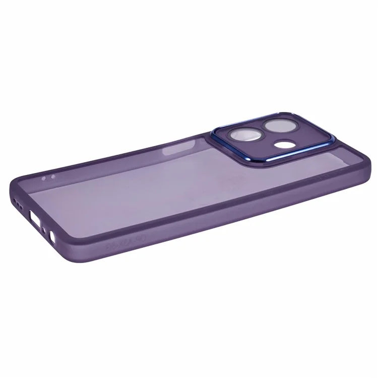 DKSM Series For Oppo A3x 5G Case Electroplated Camera Frame TPU Phone Cover
